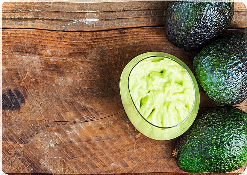 Avocado hair mask