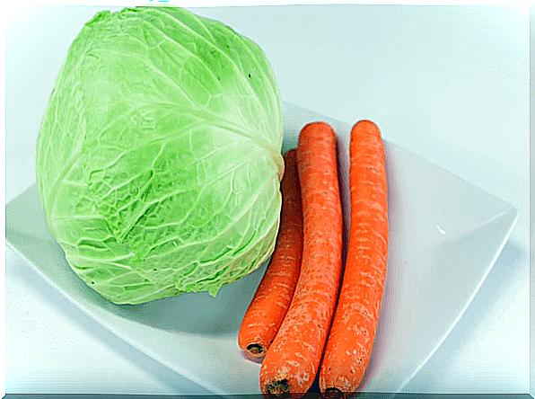 cabbage and carrots for anti-anxiety juice