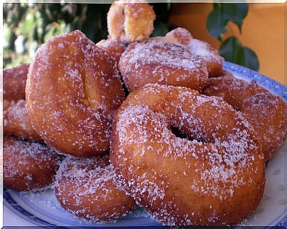 Homemade Donuts.