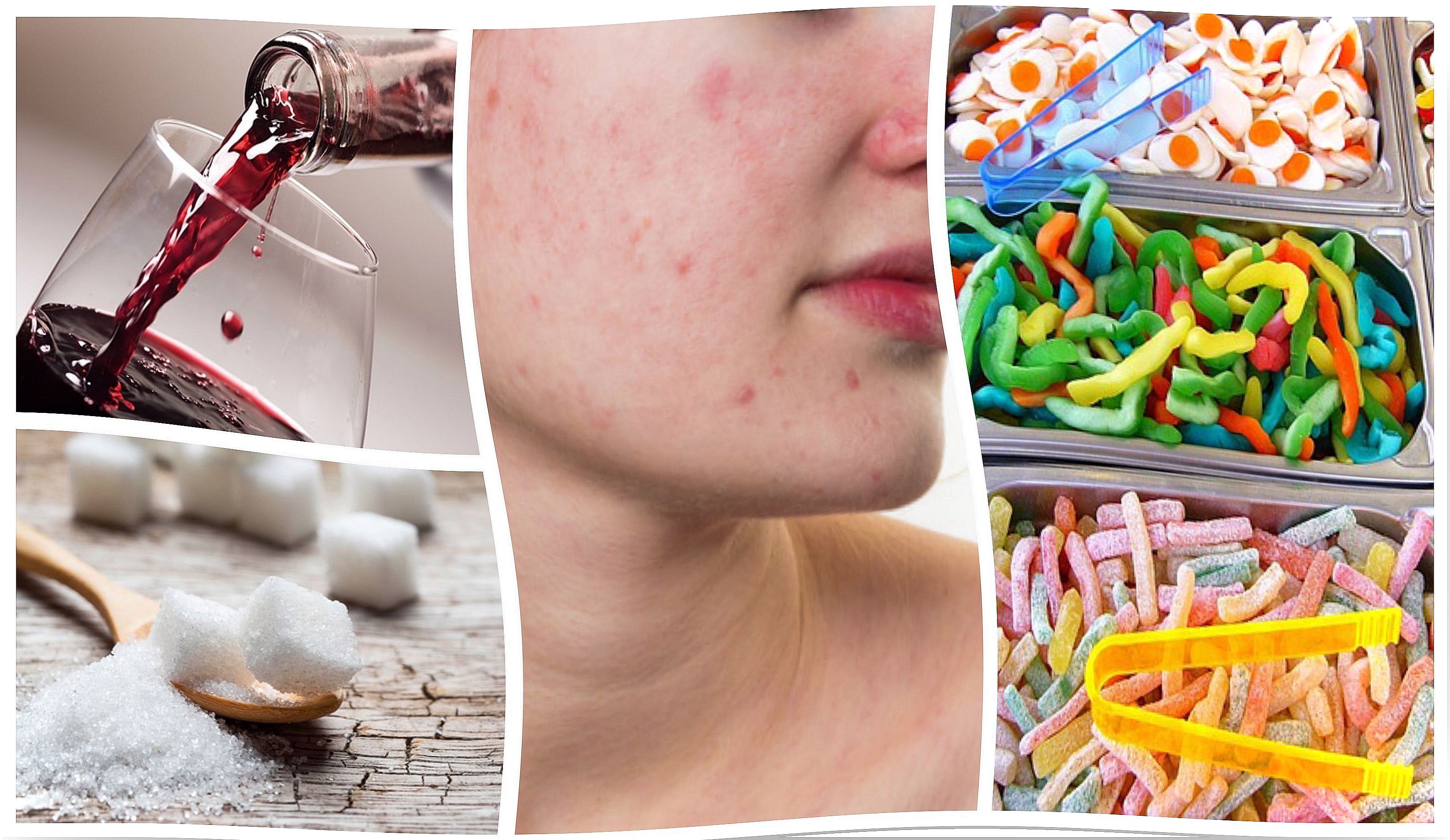 How do bad eating habits affect the face?