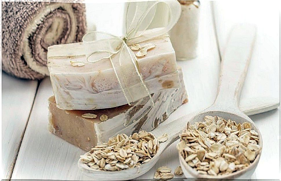 handmade oatmeal and honey soap