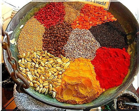 spices to prepare homemade kebab