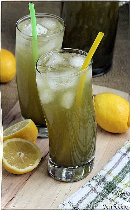 Green tea lemonade.