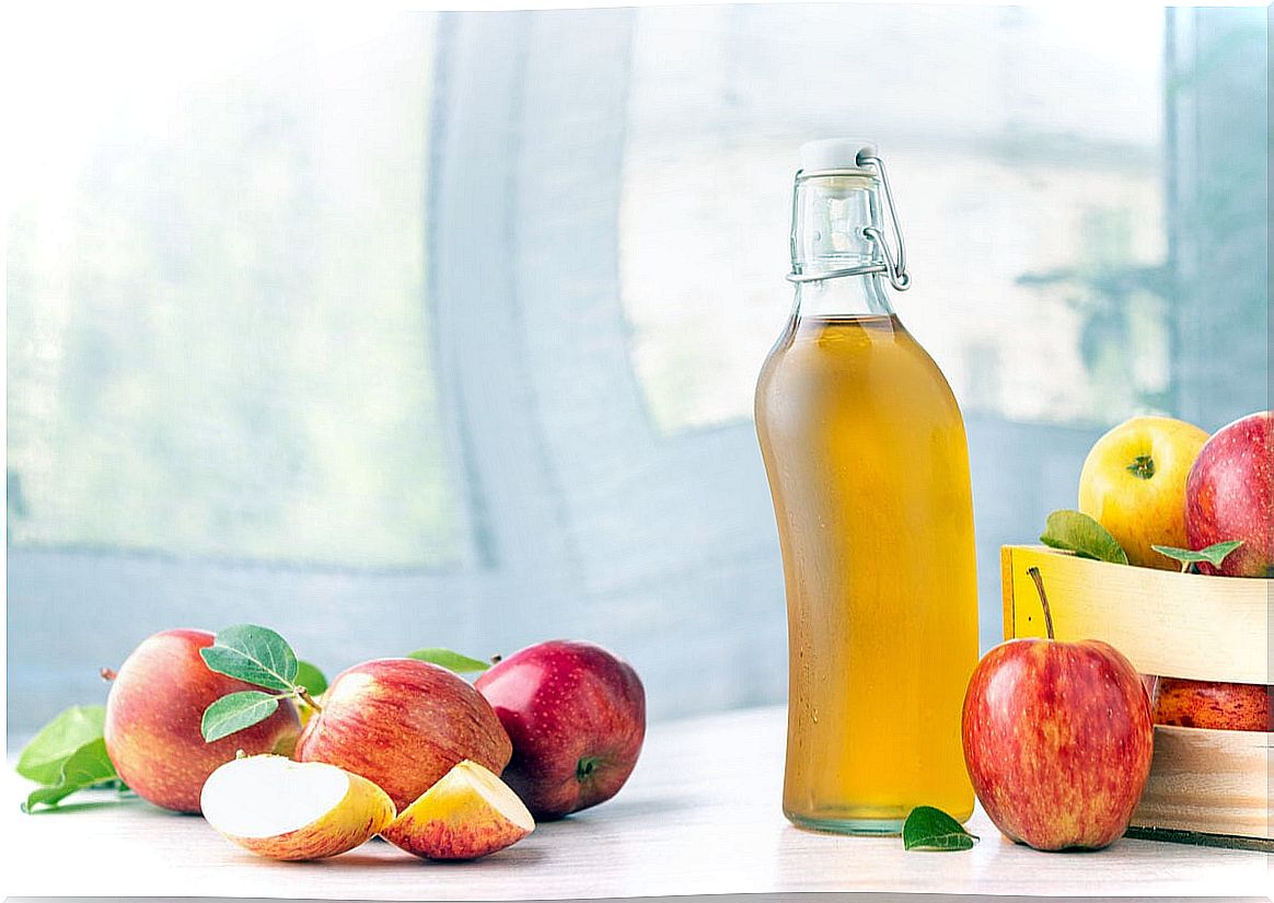 Apple cider vinegar for the skin.