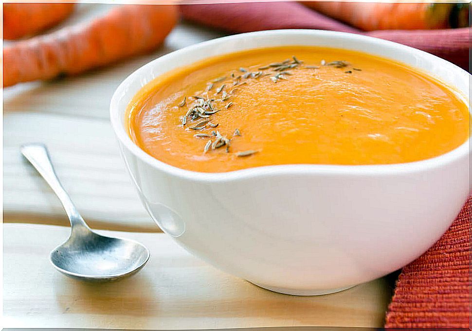 Turmeric carrot cream