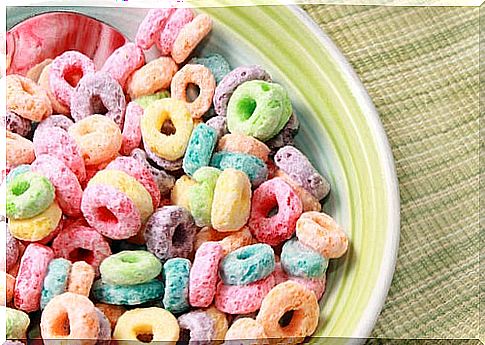 Sugary cereals.